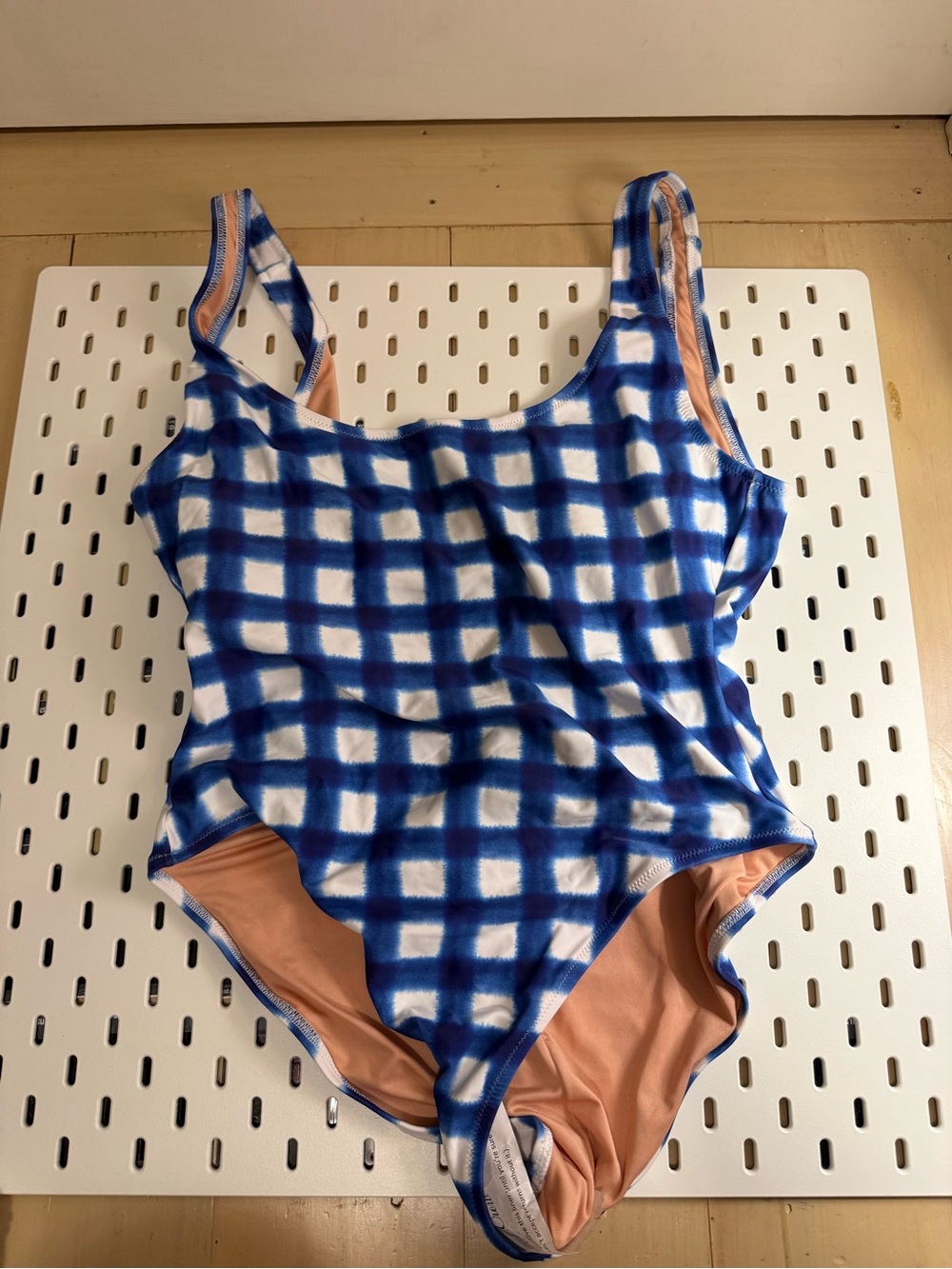 NWT J. Crew Blue and White low back one piece